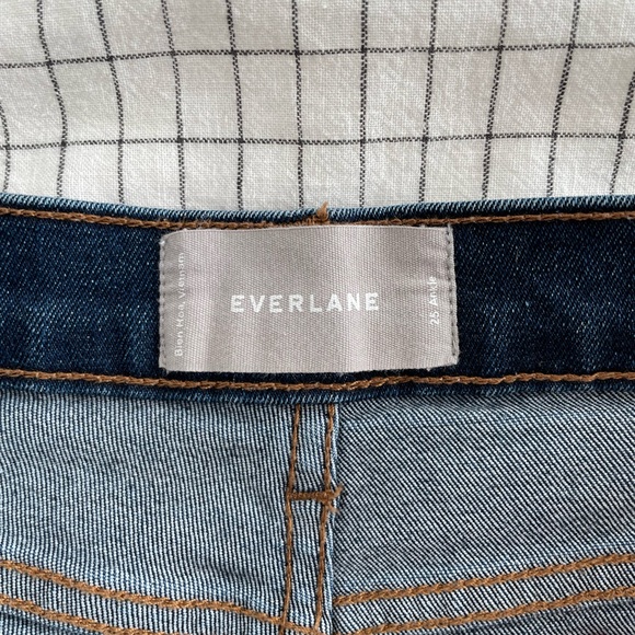 Everlane High Rise Skinny Jean in Mid Blue - Picture 5 of 6